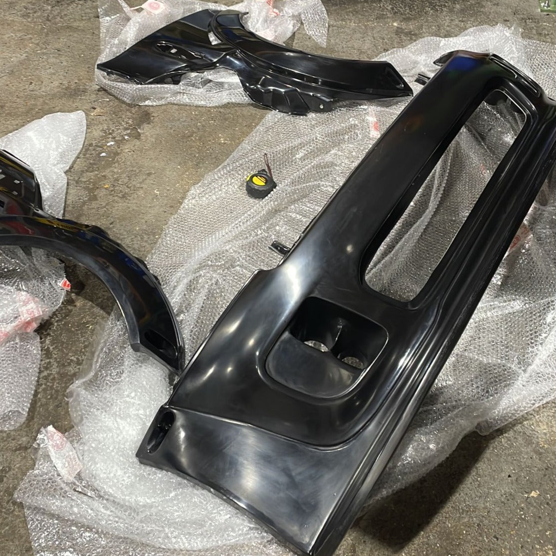 Gen 2 Mini R56 SPA FRONT BUMPER AND VENTED WING SET.