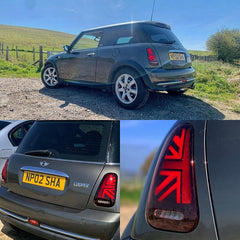 Gen 1 Mini Union Jack Rear tail Lights - MINI models R50, R52, R53