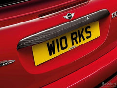 Gen 2 Mini BOOT HANDLE - Mini R56 Carbon Fiber Tailgate / Boot Handle Cover