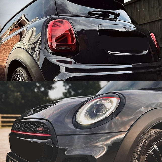 Gen 3 Mini Head and taillight covers Mini F55, F56, F57 (4 piece)