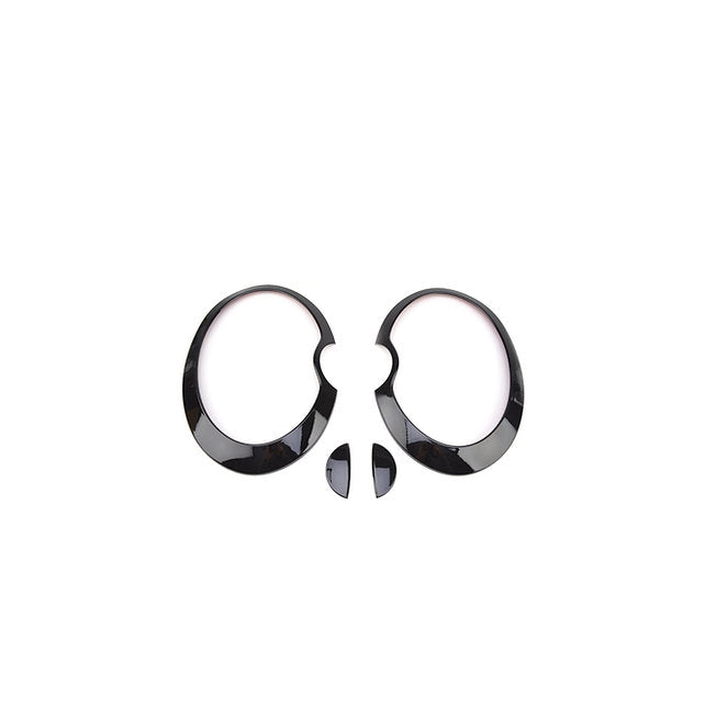 Gen 1 Mini Headlight covers -  Mini R50, R52, R53 Black Headlight covers (Xenon)