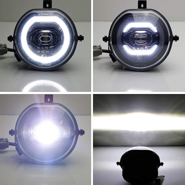 Gen 3 Mini FOG LIGHT - Mini DRL Daytime Running Lights LED Halo Fog Lights - Models F55 F56 F57