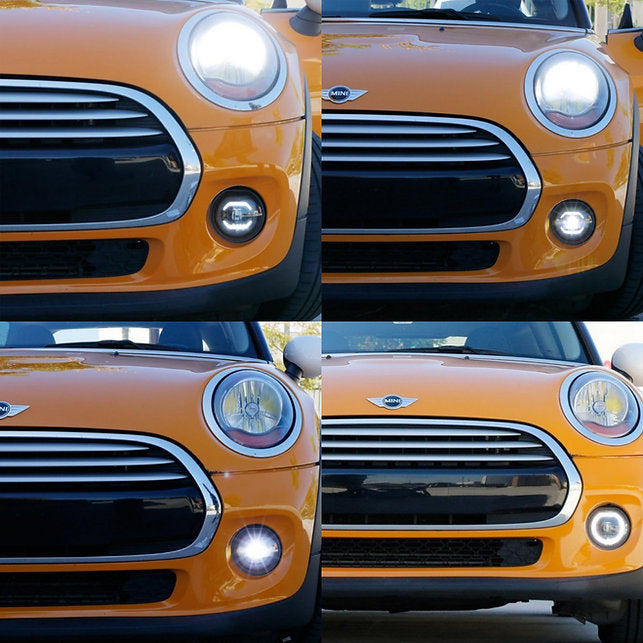 Gen 3 Mini FOG LIGHT - Mini DRL Daytime Running Lights LED Halo Fog Lights - Models F55 F56 F57
