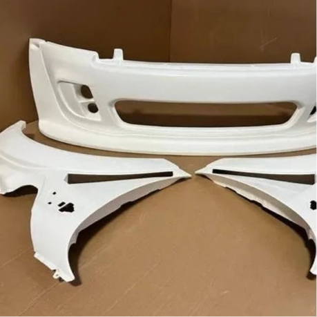 Gen 2 Mini R56 SPA FRONT BUMPER AND VENTED WING SET.