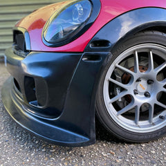 Gen 2 Mini R56 SPA FRONT BUMPER AND VENTED WING SET.