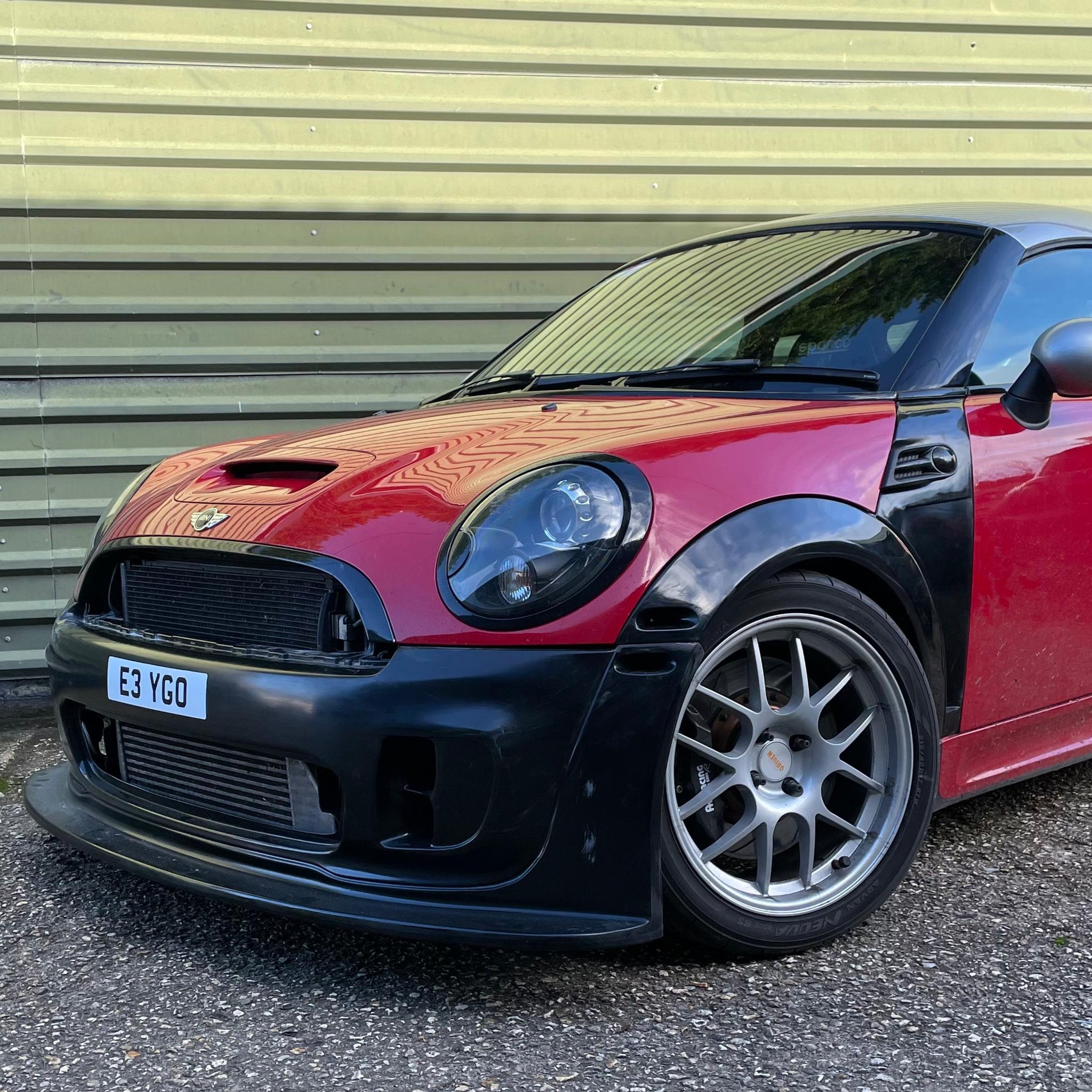 Gen 2 Mini R56 SPA FRONT BUMPER AND VENTED WING SET. – MW UK