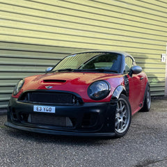 Gen 2 Mini R56 SPA FRONT BUMPER AND VENTED WING SET.