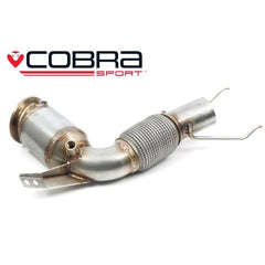 Gen 3 Mini Cobra Sports Cat / De-Cat Downpipe Performance Exhaust Clubman Cooper S (F54)