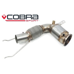 Gen 3 Mini Cobra Sport Facelift Sports Cat / De-Cat Downpipe Performance Exhaust Cooper S (F56 LCI)